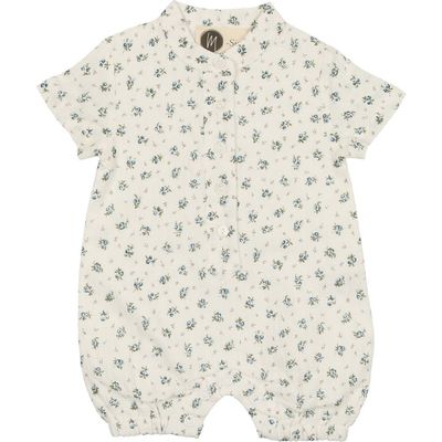 Manière Manière Rosebud Print Cotton Romper
