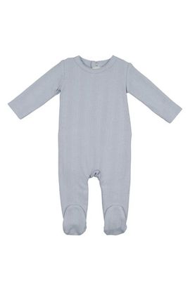 Manière Manière Stretch Cotton Pointelle Footie