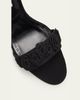 Manolo Blahnik 105mm Raosnu Crochet Flower Ankle-Strap Sandals - 5