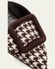 Manolo Blahnik 50mm Maysalebi Houndstooth Mule Pumps - 3