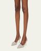 Manolo Blahnik 70mm Mayslibi Gala Houndstooth Suede Slingback Pumps - 2