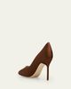 Manolo Blahnik 90mm BB Satin Pumps - 2