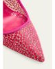 Manolo Blahnik 90mm BBLA Flocked Polka Dot Tulle Pumps - 5