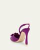 Manolo Blahnik 90mm Caulosli Satin Slingback Pumps - 2