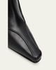 Manolo Blahnik 90mm Milleta Leather Ankle Boots - 3