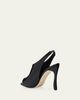 Manolo Blahnik 90mm Minufle Patent Leather Slingback Sandals - 2