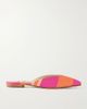 MANOLO BLAHNIK + Emilia Wickstead striped twill mules - 1