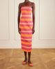 MANOLO BLAHNIK + Emilia Wickstead striped twill mules - 2