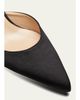 Manolo Blahnik Carolyne Satin Low-Heel Slingback Pumps - 5