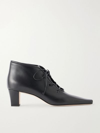 MANOLO BLAHNIK Fuxa 50 leather ankle boots