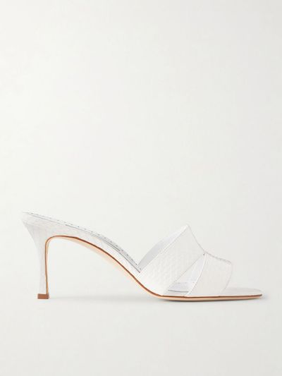 MANOLO BLAHNIK Iacopo 70 elaphe sandals
