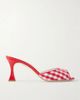 MANOLO BLAHNIK Jadara 70 checked woven sandals - 1