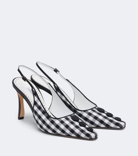 Manolo Blahnik Manolo Blahnik Alexa checked slingback pumps