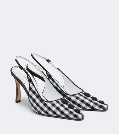 Manolo Blahnik Manolo Blahnik Alexa checked slingback pumps