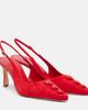 Manolo Blahnik Manolo Blahnik Alexa suede slingback pumps - 1