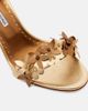 Manolo Blahnik Manolo Blahnik Anista floral-appliquÃ© leather sandals - 5