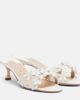 Manolo Blahnik Manolo Blahnik Anistarona floral-appliquÃ© leather mules - 1