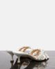 Manolo Blahnik Manolo Blahnik Anistarona floral-appliquÃ© leather mules - 3