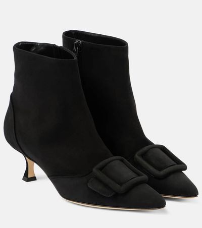 Manolo Blahnik Manolo Blahnik Baylow suede ankle boots