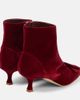 Manolo Blahnik Manolo Blahnik Baylow velvet ankle boots - 2