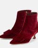 Manolo Blahnik Manolo Blahnik Baylow velvet ankle boots - 4
