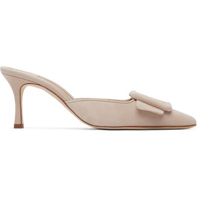 Manolo Blahnik Manolo Blahnik Beige Maysale Heels