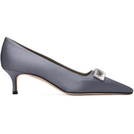 Manolo Blahnik Manolo Blahnik Blue Bottayon Heels
