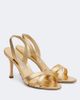 Manolo Blahnik Manolo Blahnik Callasi metallic leather slingback sandals - 1