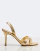 Manolo Blahnik Manolo Blahnik Callasi metallic leather slingback sandals - 5