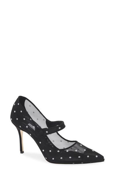 Manolo Blahnik Manolo Blahnik Campari Polka Dot Mary Jane Pump (Nordstrom Exclusive)
