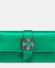 Manolo Blahnik Manolo Blahnik Capri embellished satin clutch - 1