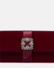 Manolo Blahnik Manolo Blahnik Capri embellished velvet clutch - 1