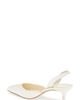 Manolo Blahnik Manolo Blahnik Carolyne Bridal Pointed Toe Slingback Mule - 2