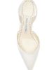 Manolo Blahnik Manolo Blahnik Carolyne Bridal Pointed Toe Slingback Mule - 5