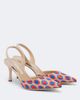 Manolo Blahnik Manolo Blahnik Carolyne polka-dot slingback pumps - 1