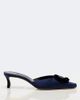 Manolo Blahnik Manolo Blahnik Caulon floral-appliqué silk satin mules - 5