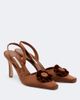 Manolo Blahnik Manolo Blahnik Caulosli satin slingback pumps - 1
