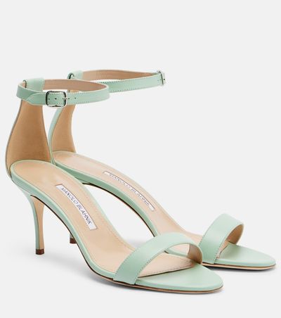 Manolo Blahnik Manolo Blahnik Chaos leather sandals
