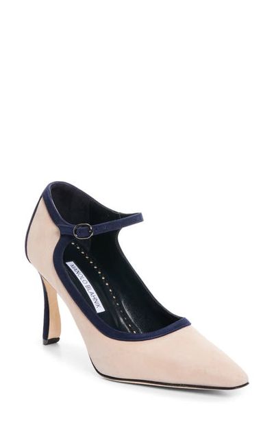 Manolo Blahnik Manolo Blahnik Churla Ankle Strap Pump