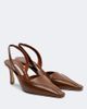 Manolo Blahnik Manolo Blahnik Cleo leather slingback pumps - 1