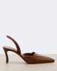 Manolo Blahnik Manolo Blahnik Cleo leather slingback pumps - 5
