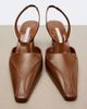 Manolo Blahnik Manolo Blahnik Cleo leather slingback pumps - 6