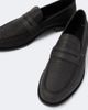 Manolo Blahnik Manolo Blahnik Croc-effect leather penny loafers - 3