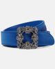 Manolo Blahnik Manolo Blahnik Embellished satin belt - 1