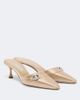 Manolo Blahnik Manolo Blahnik Embellished satin mules - 1