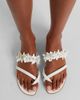 Manolo Blahnik Manolo Blahnik Fiosa appliquÃ© leather thong sandals - 2