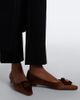Manolo Blahnik Manolo Blahnik Fortanflat satin ballet flats - 3