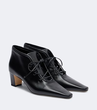 Manolo Blahnik Manolo Blahnik Fuxa leather lace-up boots