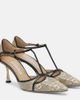 Manolo Blahnik Manolo Blahnik Gish lizard-print leather pumps - 1