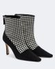 Manolo Blahnik Manolo Blahnik Gosta houndstooth suede-trimmed ankle boots - 1
